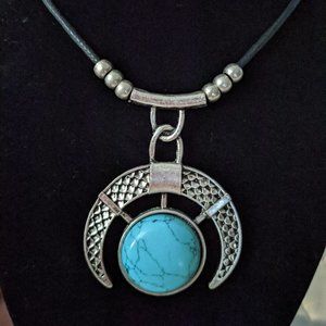 Turquoise Bohemian Inspired Necklace